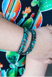 Heather Tooled Wrap Bracelet (3 Color options)