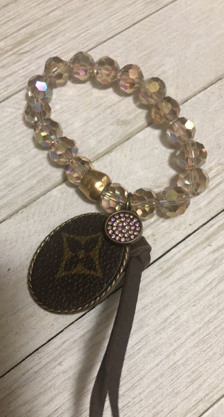 LV Beaded Bracelet