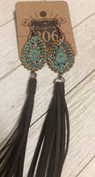 Teardrop Tassel Earrings