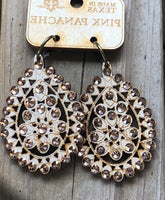 Santa Fe teardrop Rose GoldEarrings