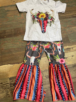 Serape Skull Toddler Set