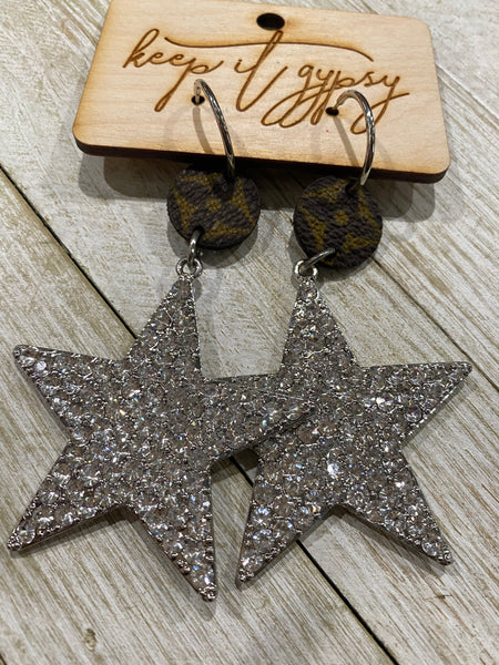 Starry Upcycled Dangles