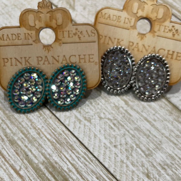 Olivia mini oval Studs