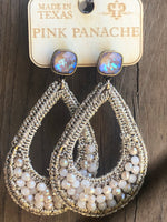 Olivia Gold Iridescent beaded Earrings