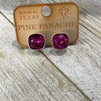 Claire Magenta Studs