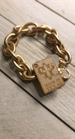 Gold Chunky bracelet